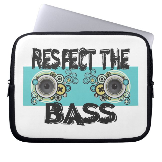 Housse Pour Ordinateur Portable Respectez la basse (Devant)