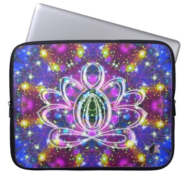 Housse Pour Ordinateur Portable Resplendent Zen Lotus (Devant)