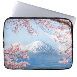 Housse Pour Ordinateur Portable Ressort du lac mountain Kawaguchiko de Fuji au