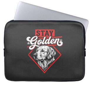 Housse Pour Ordinateur Portable Restez Golden Retriever doré Chien