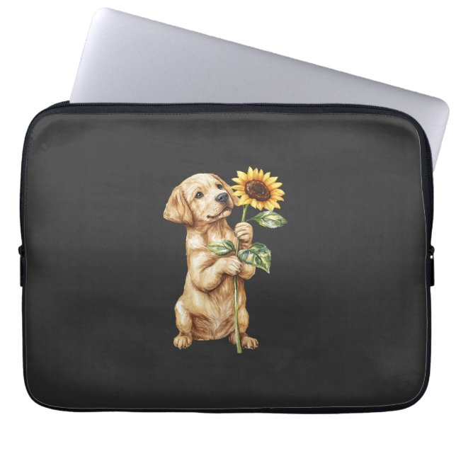 Housse Pour Ordinateur Portable Retriever du Labrador  (Devant)