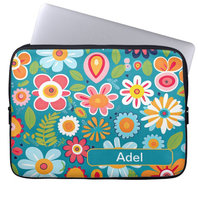 Housse Pour Ordinateur Portable Rétro 10 (Devant)