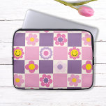 Housse Pour Ordinateur Portable Retro À damiers Checker Y2K Floral Patal<br><div class="desc">Faites preuve de nostalgie avec ce motif rétro à damiers floral d'inspiration Y2K,  mélange de motifs à damiers classiques et de fleurs colorées,  qui rappelle l'époque emblématique de la mode Y2K.</div>