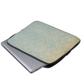 Housse Pour Ordinateur Portable Rétro Aqua (Devant bas)