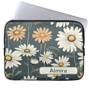 Housse Pour Ordinateur Portable Retro Flowers 5 manche pour ordinateur portable