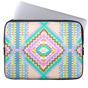 Housse Pour Ordinateur Portable Rêve pastel électrique kaléidoscope
