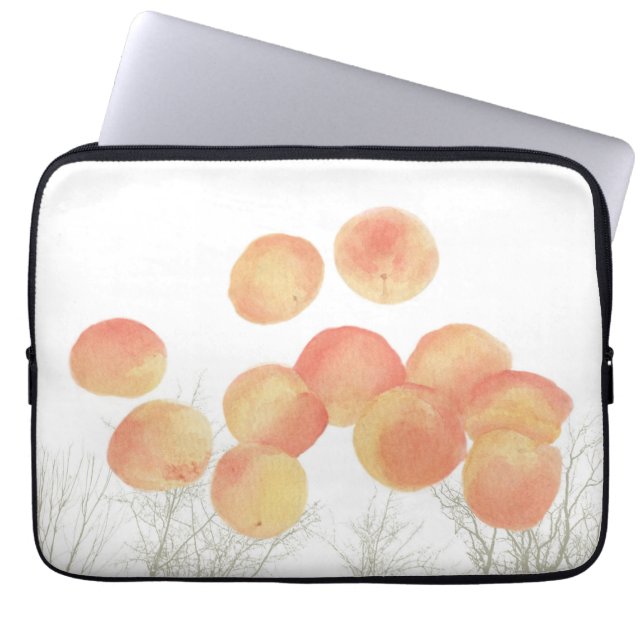 Housse Pour Ordinateur Portable Rêver d'abricots en hiver (Devant)
