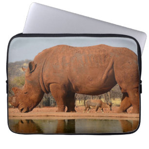 Housse Pour Ordinateur Portable Rhino avec boue sur la peau photo