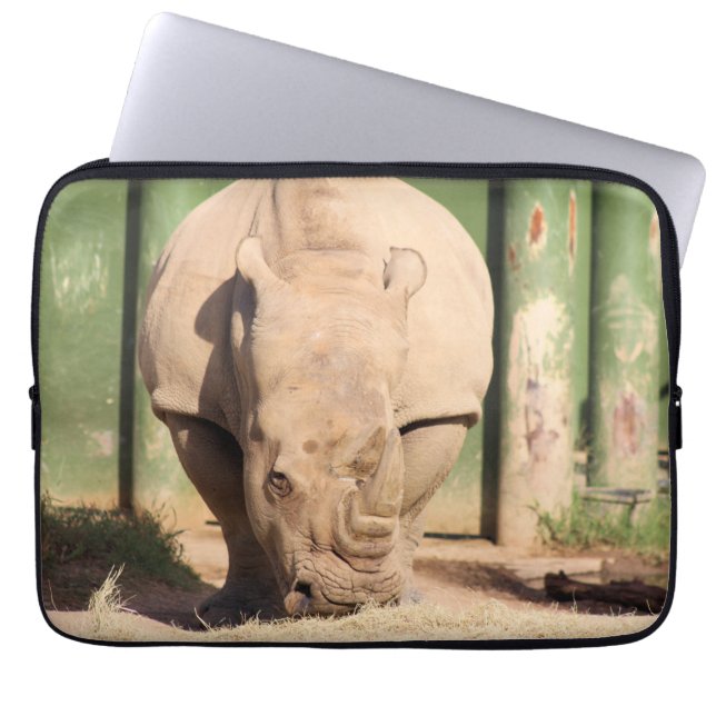 Housse Pour Ordinateur Portable Rhino blanc (Devant)