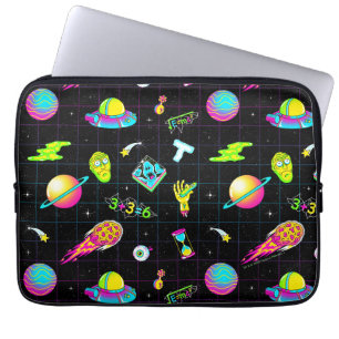 Housse Pour Ordinateur Portable RICK ET MORTY™ Motif de la saison psychédélique