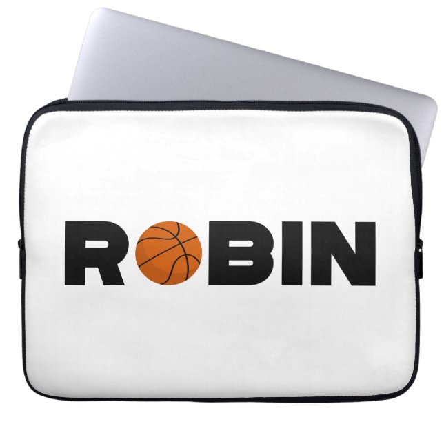 Housse Pour Ordinateur Portable Robin Basketball (Devant)