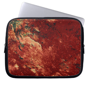 Housse Pour Ordinateur Portable Roche peinte en rouge