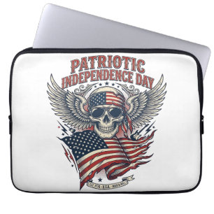 Housse Pour Ordinateur Portable Rocker du bandana patriotique Méta musique Old Glo