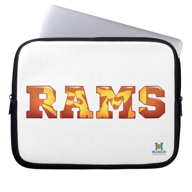 Housse Pour Ordinateur Portable Rockford Rams (Devant)