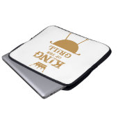Housse Pour Ordinateur Portable Roi Du Grill, Or (Devant bas)