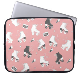 Housse Pour Ordinateur Portable Roller skates cassette motif.
