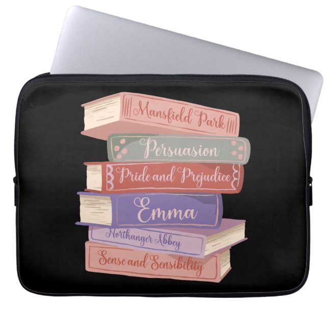 Housse Pour Ordinateur Portable Romans de Jane Austen V (Devant)