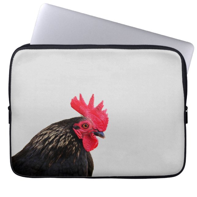 Housse Pour Ordinateur Portable Rooster Portrait (Devant)