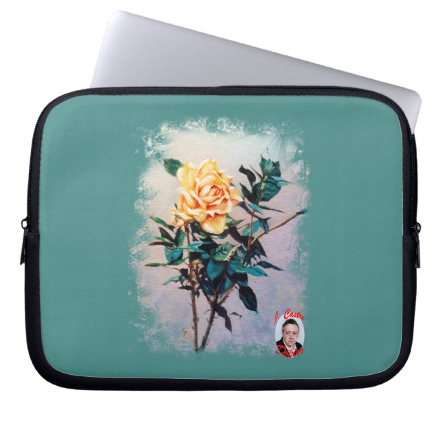 Housse Pour Ordinateur Portable Rosa/Rose (Devant)