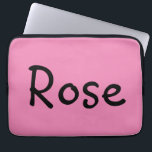 Housse Pour Ordinateur Portable Rose<br><div class="desc">Manche pour ordinateur portable rose</div>