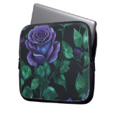 Housse Pour Ordinateur Portable Rose bleu (devant gauche)