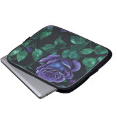 Housse Pour Ordinateur Portable Rose bleu (Devant bas)