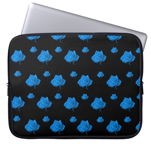 Housse Pour Ordinateur Portable Rose bleu (Devant)