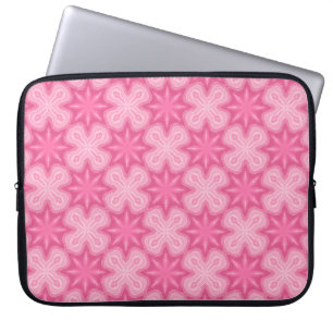 Housse Pour Ordinateur Portable Rose Et Blanc