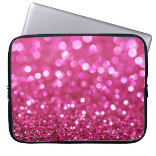 Housse Pour Ordinateur Portable Rose foncé festif : Abstrait élégant.