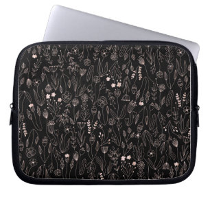 Housse Pour Ordinateur Portable Rose Gold Floral