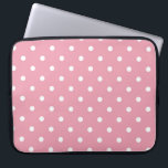 Housse Pour Ordinateur Portable Rose Pink Polka Dot<br><div class="desc">Une belle teinte de rose qui lui donne juste un soupçon de couleur rose qui l'assombrit pour des noms plus clairs et plus clairs.    Certains produits incorporent également des pois roses et blancs assortis.   Ils sont une toile vierge prête pour votre texte ou votre image.</div>