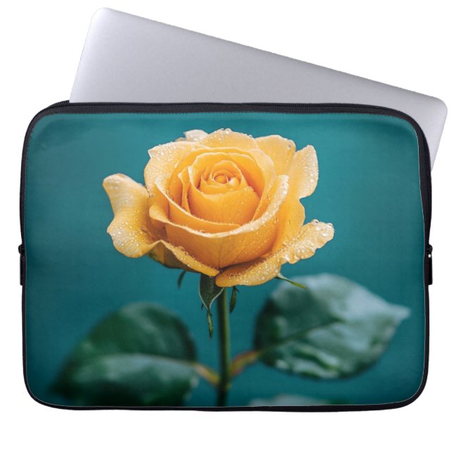Housse Pour Ordinateur Portable Rose unique (Devant)
