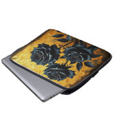 Housse Pour Ordinateur Portable Roses noires (Devant bas)