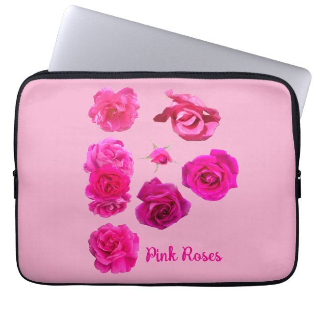 Housse Pour Ordinateur Portable Roses roses  (Devant)