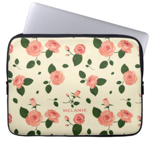Housse Pour Ordinateur Portable Roses roses roses pastel personnalisées