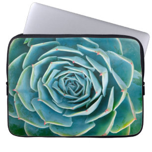 Housse Pour Ordinateur Portable Rosette d'Echeveria, Jardin Secret de Marrakech