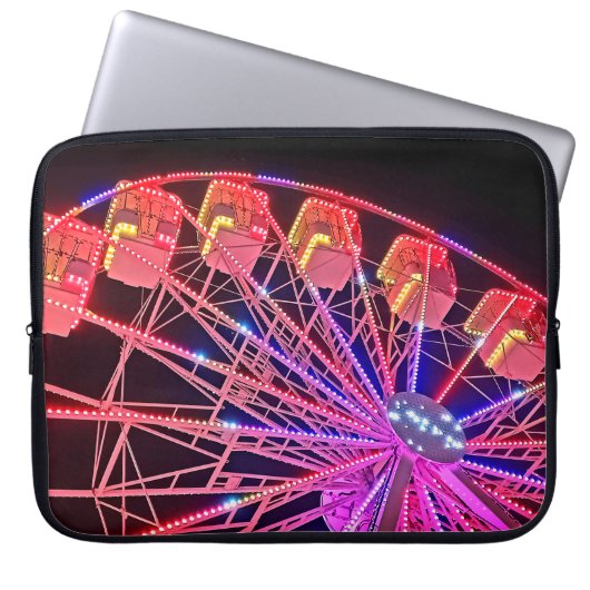 Housse Pour Ordinateur Portable Roue rouge (Devant)