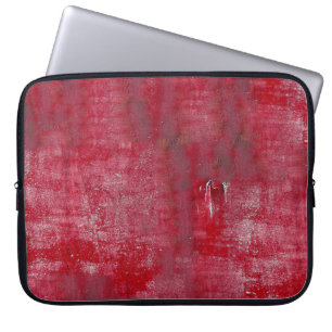 Housse Pour Ordinateur Portable Rouge grunge textureabstract, antique, art, arrièr
