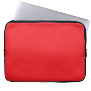 Housse Pour Ordinateur Portable Rouge, rouge vif, couleur unie