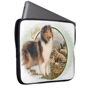 Housse Pour Ordinateur Portable Rough Collie Keeper of the Sheep