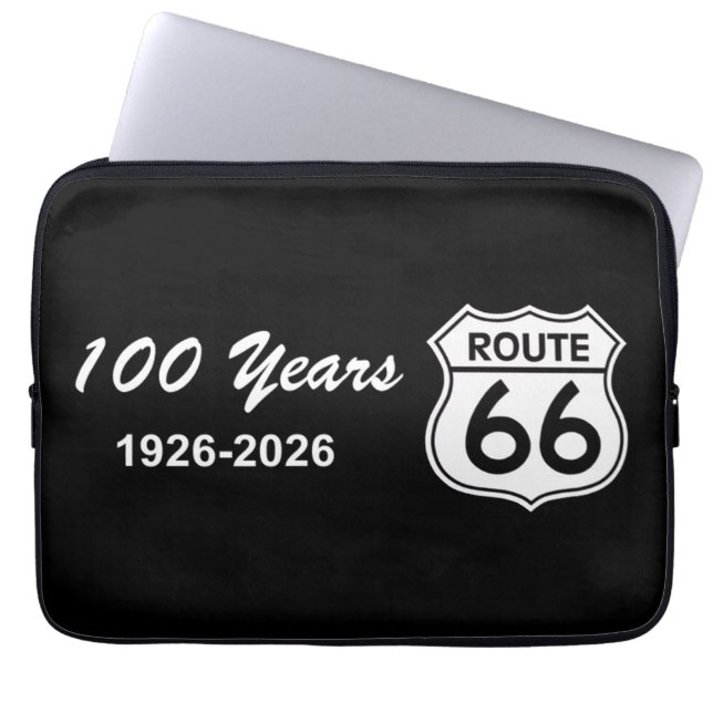 Housse Pour Ordinateur Portable Route 66 centenaire (Devant)