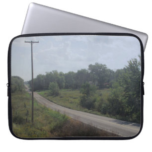 Housse Pour Ordinateur Portable Route de campagne paisible