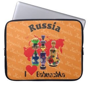 Housse Pour Ordinateur Portable Russie - Russia Babuchka Enveloppe 10" - 15"