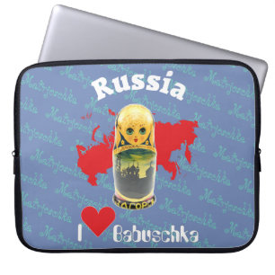 Housse Pour Ordinateur Portable Russie - Russia Babuchka Enveloppe 10" - 15"