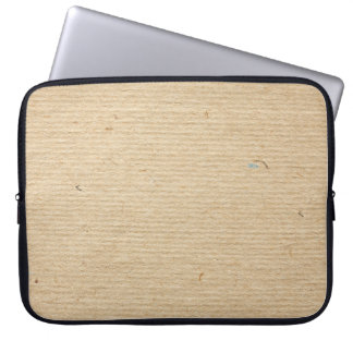 Housse Pour Ordinateur Portable Rustic Kraft Papier : Arrière - plan texturé.