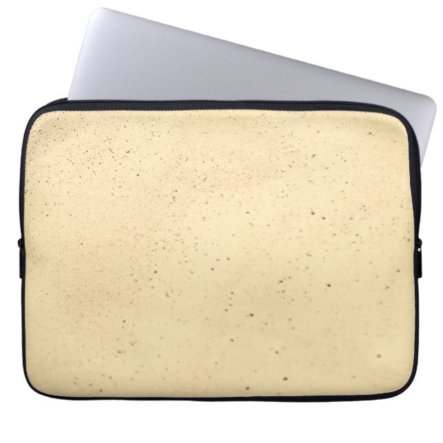 Housse Pour Ordinateur Portable Sable de bananier jaune (Devant)