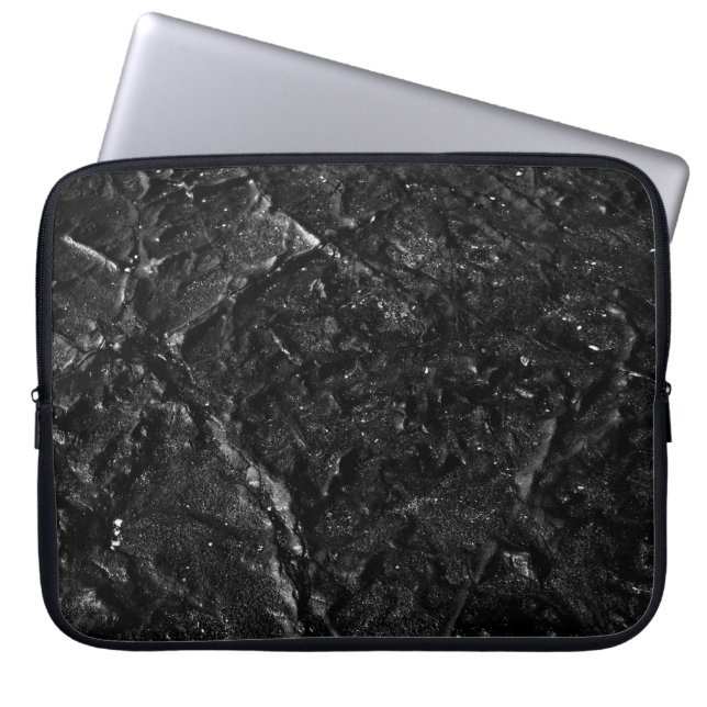 Housse Pour Ordinateur Portable Sable noir (Devant)