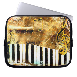Housse Pour Ordinateur Portable Sacoche pour ordinateur portable Musical Grunge