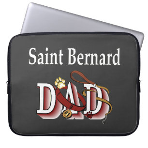 Housse Pour Ordinateur Portable Saint Bernard Papa Cadeaux