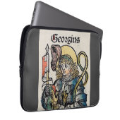 Housse Pour Ordinateur Portable Saint George Patron d'Angleterre (Devant droit)